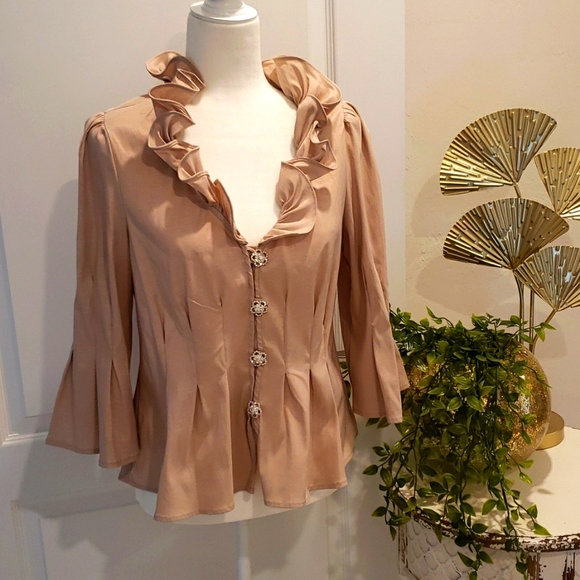 Chetta B Dress Blouse Size 6 - Picture 1 of 6